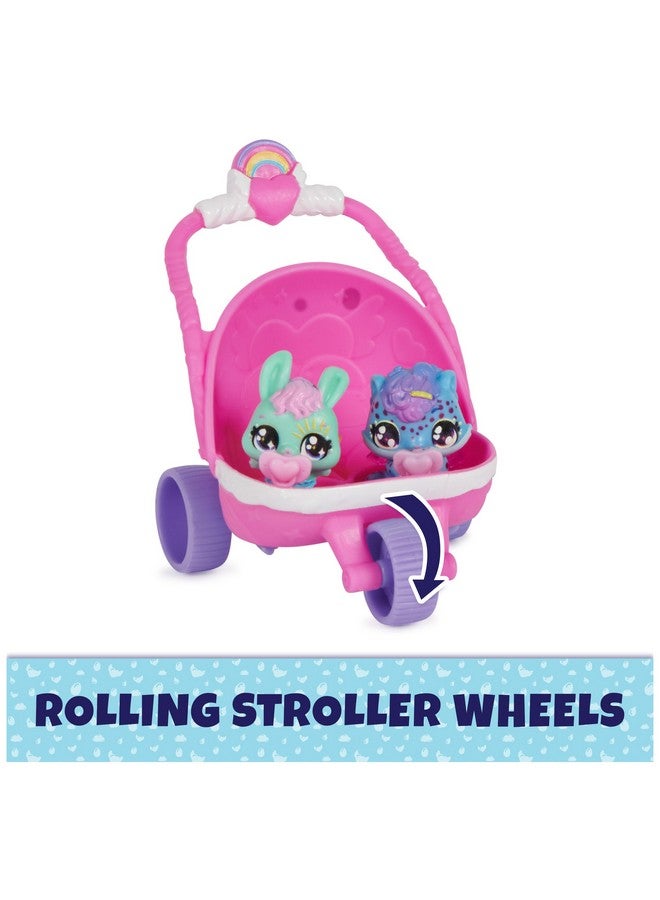 Alive Hatch N’ Stroll Playset With Stroller Toy And 2 Mini Figures In Selfhatching Eggs Kids Toys For Girls And Boys Ages 3 And Up