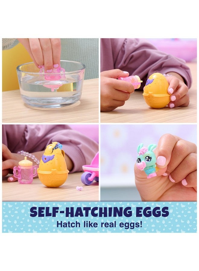Alive Hatch N’ Stroll Playset With Stroller Toy And 2 Mini Figures In Selfhatching Eggs Kids Toys For Girls And Boys Ages 3 And Up