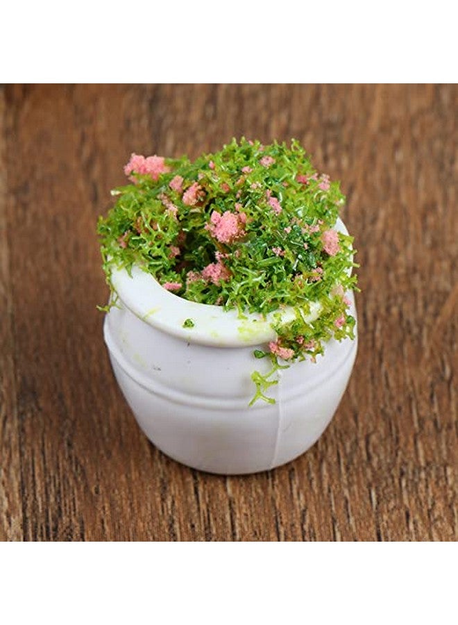 4 Pcs Dollhouse Potted Plants Miniature Artificial Plant Bonsai Mini Flowerpot Miniature Dollhouse Kit Doll House Mini Plant For 1:12 Dollhouse Decor Zgdyt67D1