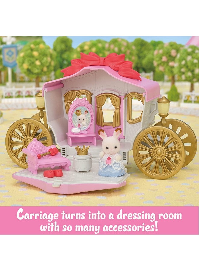 Royal Carriage Set Dollhouse Playset & Vehicle With Doll And Accessories Included