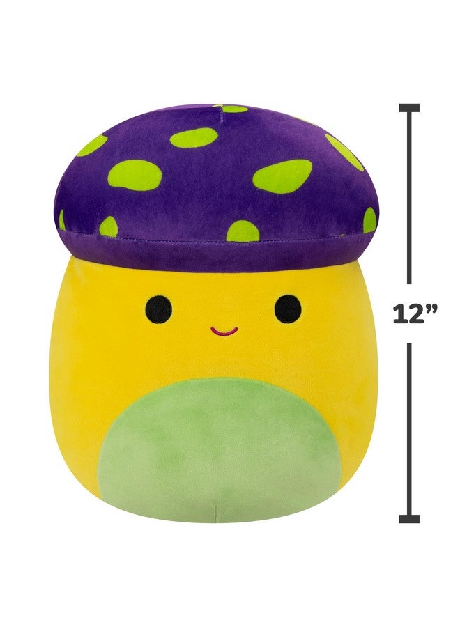 Original 12Inch Enid Neon Yellow Mushroom Mediumsized Ultrasoft Official Jazwares Plush