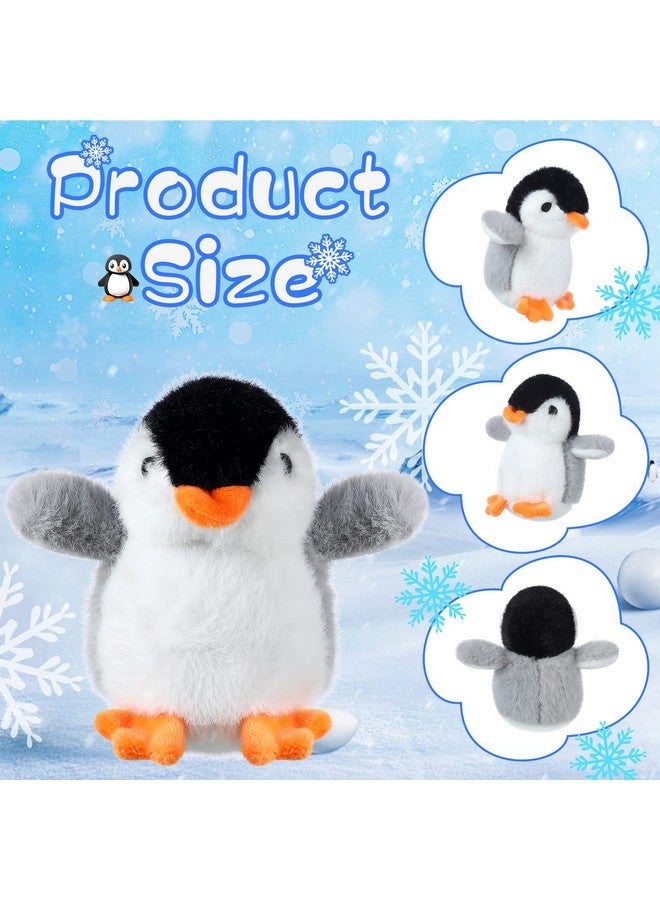 9 Pcs Mini Penguin Stuffed Plush Toys 4.3 Inch Cute Penguin Stuffed Small Penguin Stuffed Animal Hanging Penguin Toys Penguin Party Decorations For Bag Penguin Pendant Party Favor Gift (Cute Style)