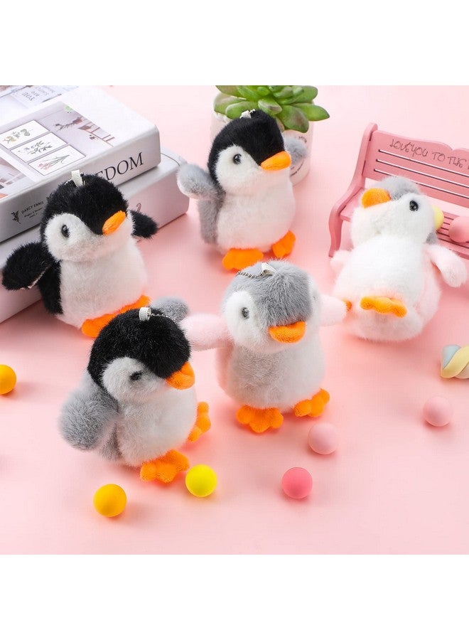 9 Pcs Mini Penguin Stuffed Plush Toys 4.3 Inch Cute Penguin Stuffed Small Penguin Stuffed Animal Hanging Penguin Toys Penguin Party Decorations For Bag Penguin Pendant Party Favor Gift (Cute Style)