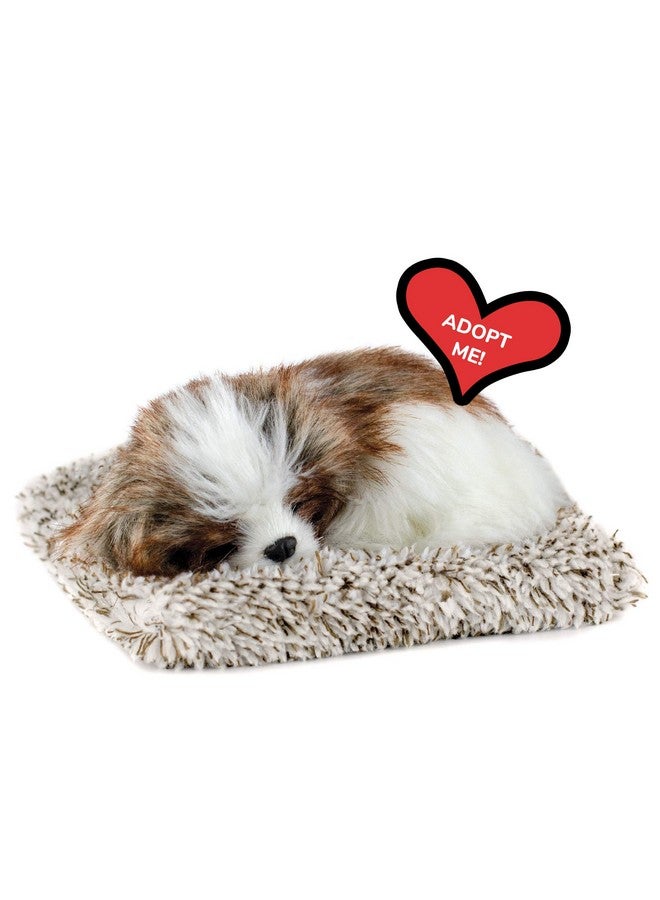 Minis Shih Tzu Realistic Lifelike Stuffed Interactive Plush Toy Electronic Pets Companion Pet With 100% Handcrafted Synthetic Fur