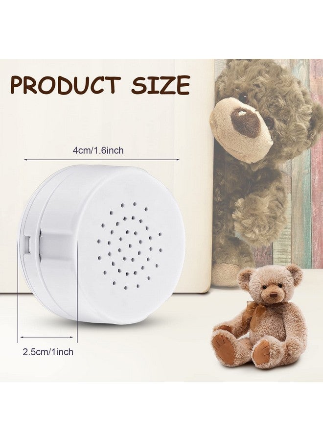 3 Pcs Voice Recorder For Stuffed Animal Voice Recorder Box Stuffed Bear Mini Voice Recorder Device Diy Custom Voice Message Toy Voice Recorder For Baby Dolls Plush Toys And Pillows (30S Edition)