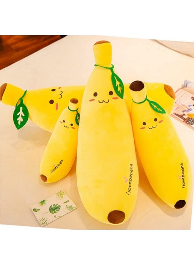 48Cm/18.8 Banana Plush Stuffed Animal Toys Cute Soft Comfortable Hugging Pillow Birthday Gifts For Kids