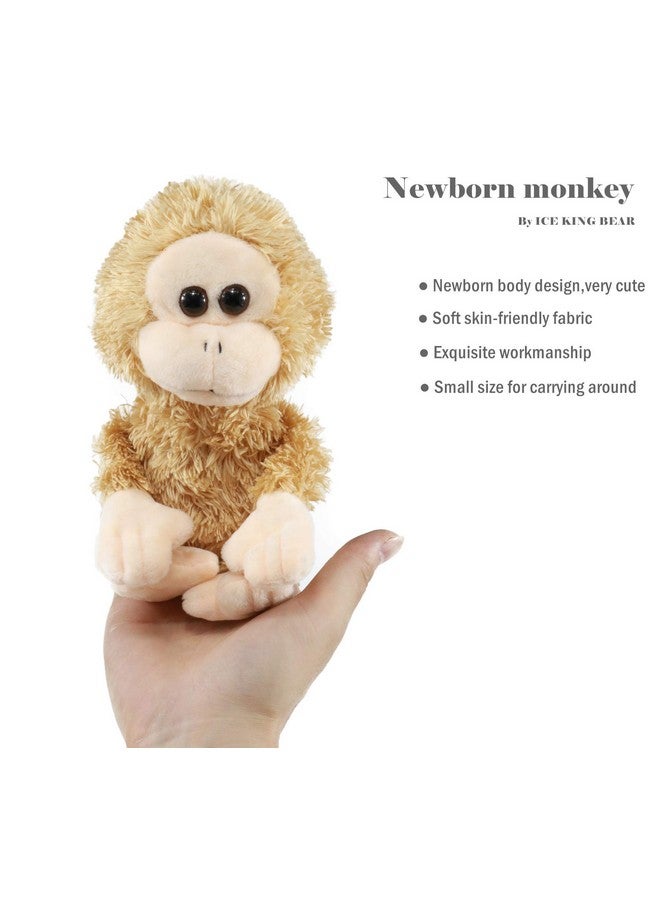 Newborn Little Golden Monkey Stuffed Animal Plush Toy (Original)