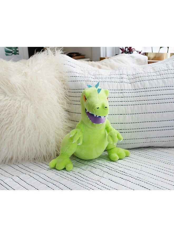 Rugrats Reptar 15Inch Character Plush Toy ; Soft Cute Plushies And Big Stuffed Animals Cartoon Gifts And Collectibles ; Kids Room Decor Bedroom Accessories