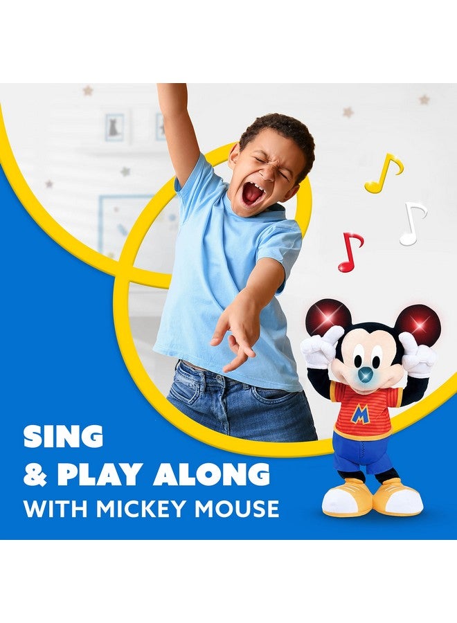 Disney Mickey Mouse Head To Toes Mickey Mouse Feature Plush Stuffed Animal Motion Sounds And Phrases Kids Toys For Ages 3 Up