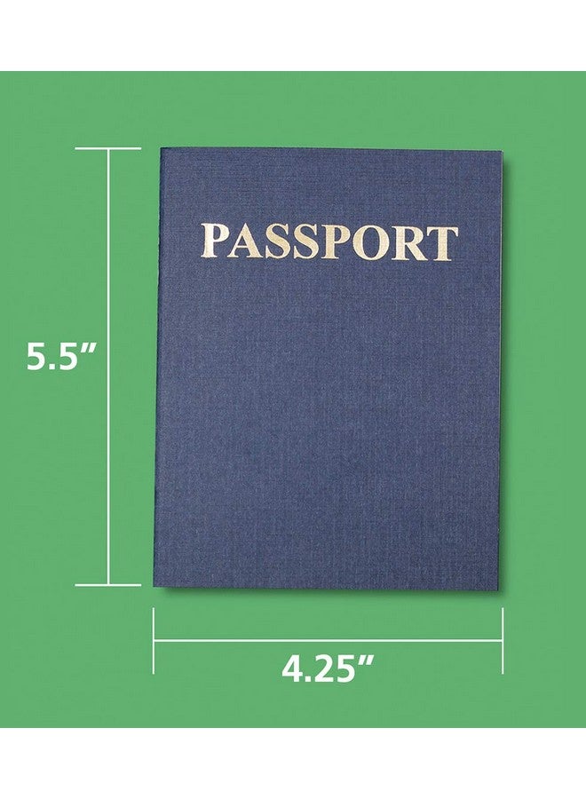 Products Blank Passport Book Fun Pretend Activity For Kids Great For Classrooms & Parties Imaginary Travel Little Travelers Pocket Journal 24 Blank Pages 4 ¼” X 5 ½” 1 Book