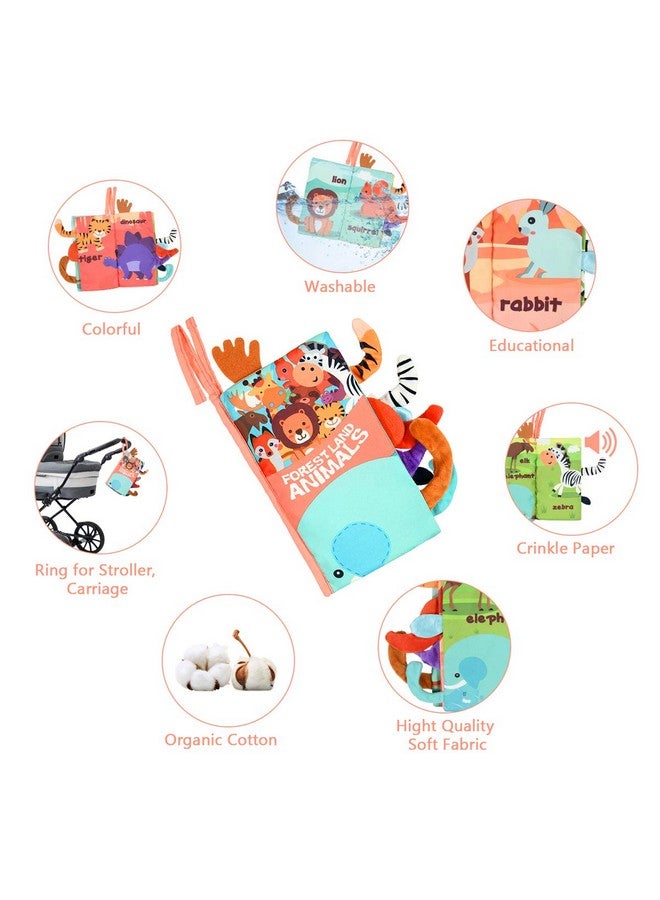 Baby Books Toys Soft Baby Books 06 Months Sensory Baby Toys Infant Carseat Toys Early Learning Stroller Toys For Infants Toddler Toy