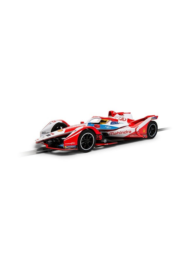 Fomula E Spark Srt05E Mahindra Racing 1:32 Slot Race Car C4285 Red & Gray