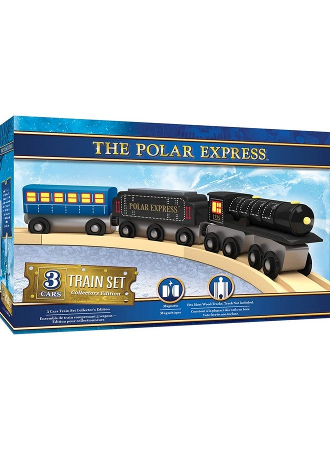 Wood Train Sets The Polar Express 3 Piece Train Set Officially Licensed Toddler & Kids Toy