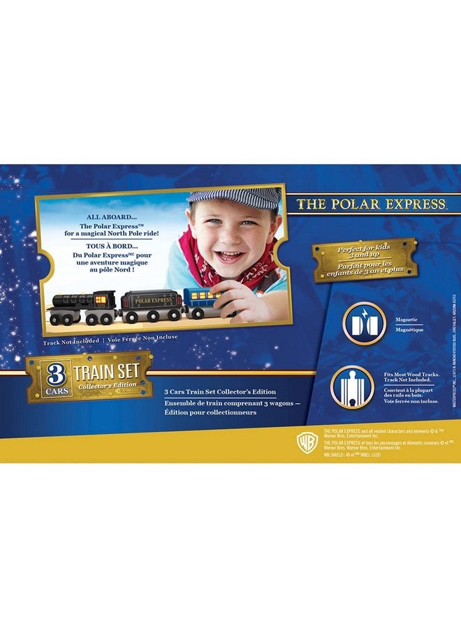 Wood Train Sets The Polar Express 3 Piece Train Set Officially Licensed Toddler & Kids Toy