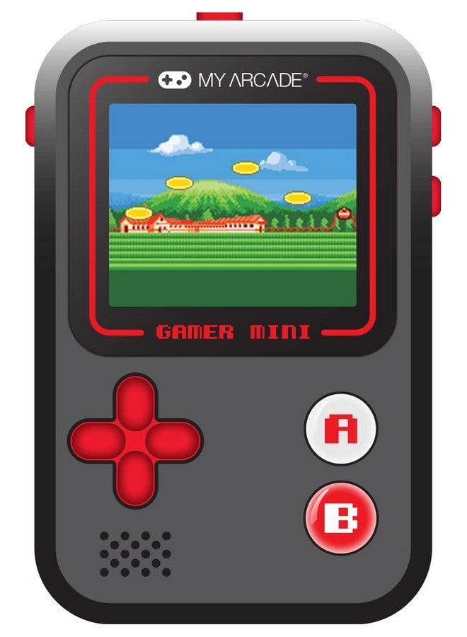 Gamer Mini Classicred: Miniature Handheld Gaming System Packed With 160 Games 1.8'' Color Display (Dgun3925) Small