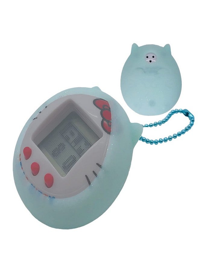 Protective Silicone Case Cover For Tamagotchi Hello Kitty 42892/42891 With Color Chain(Only Cover) (Blue)