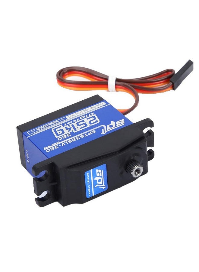 Digital Servo 25Kg Continuous Rotation Metal Digital Servo For Rc Robots With Accessories And Screws