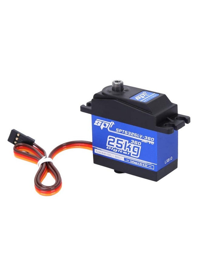 Digital Servo 25Kg Continuous Rotation Metal Digital Servo For Rc Robots With Accessories And Screws