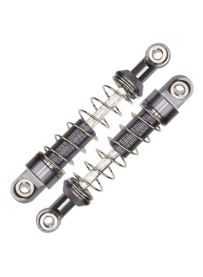 Metal Shock Absorber Damper Suspension With Extender Seat Mount Compatible With 1/12 Mn D90 D91 D96 D99 D99S Mn90 Mn99S Wpl C14 C24 C34 1/16 Rc Crawler Car (Titanium)