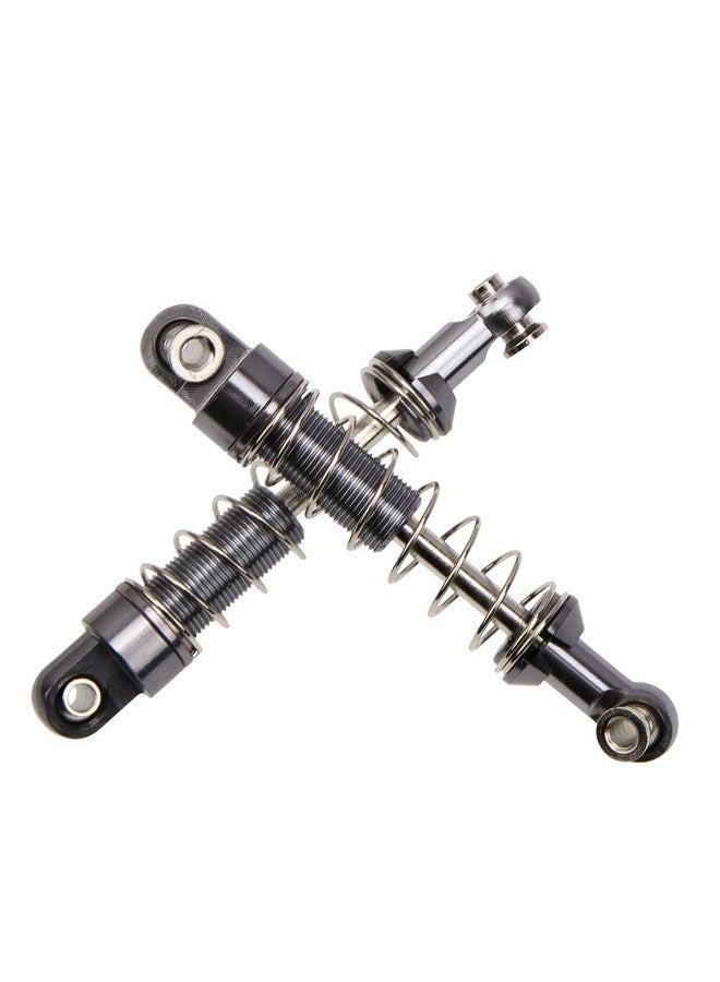 Metal Shock Absorber Damper Suspension With Extender Seat Mount Compatible With 1/12 Mn D90 D91 D96 D99 D99S Mn90 Mn99S Wpl C14 C24 C34 1/16 Rc Crawler Car (Titanium)