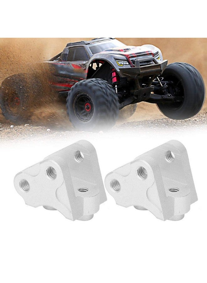Rc Link Mount Front Rear Lower Shock Linkage Link Mount Compatible With Scx10Ii Axial Rc Car(Silver)