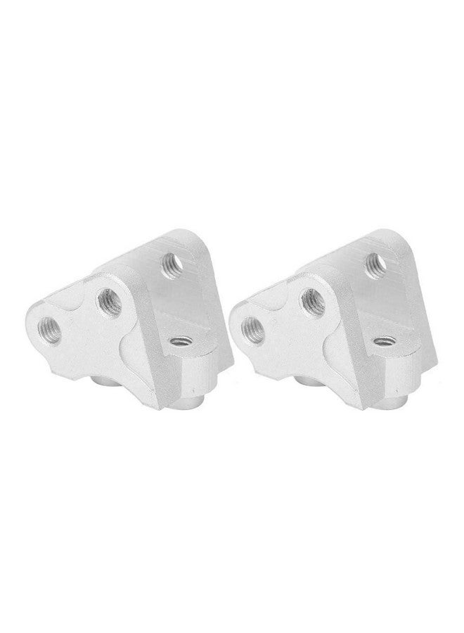 Rc Link Mount Front Rear Lower Shock Linkage Link Mount Compatible With Scx10Ii Axial Rc Car(Silver)