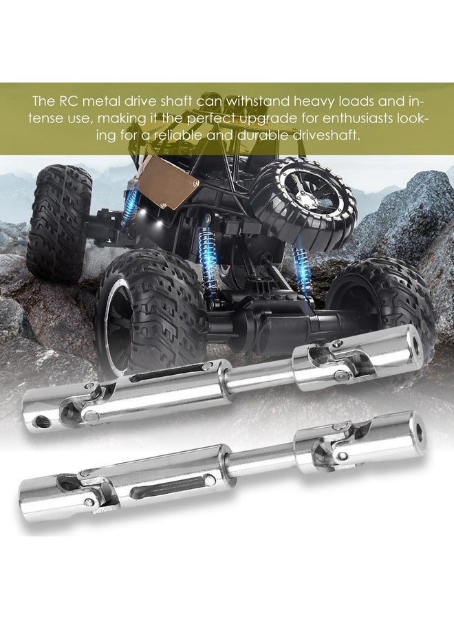Rc Car Drive Shaft 2 Pcs Metal Universal Rc Drive Shaft For Wpl 1/16 Scale Rc Military Truck Rc Model Upgrade Parts Accessories