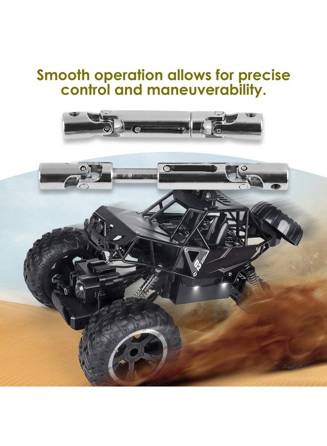 Rc Car Drive Shaft 2 Pcs Metal Universal Rc Drive Shaft For Wpl 1/16 Scale Rc Military Truck Rc Model Upgrade Parts Accessories