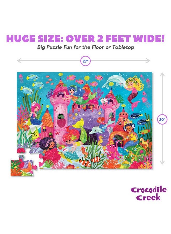 Mermaid Palace 36 Piece Jigsaw Floor Puzzle With Heavyduty Box For Storage Large 20