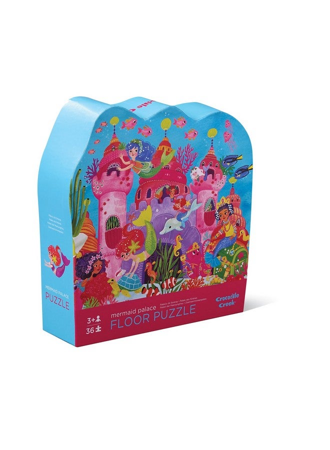 Mermaid Palace 36 Piece Jigsaw Floor Puzzle With Heavyduty Box For Storage Large 20