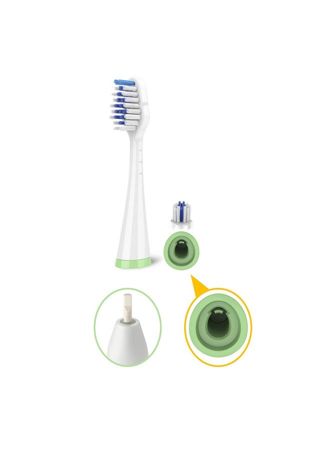 Replacement Toothbrush Heads For Waterpik Complete Care 5.0/9.0 (Cc01/Wp861) Strb8Ww (8Pack White)