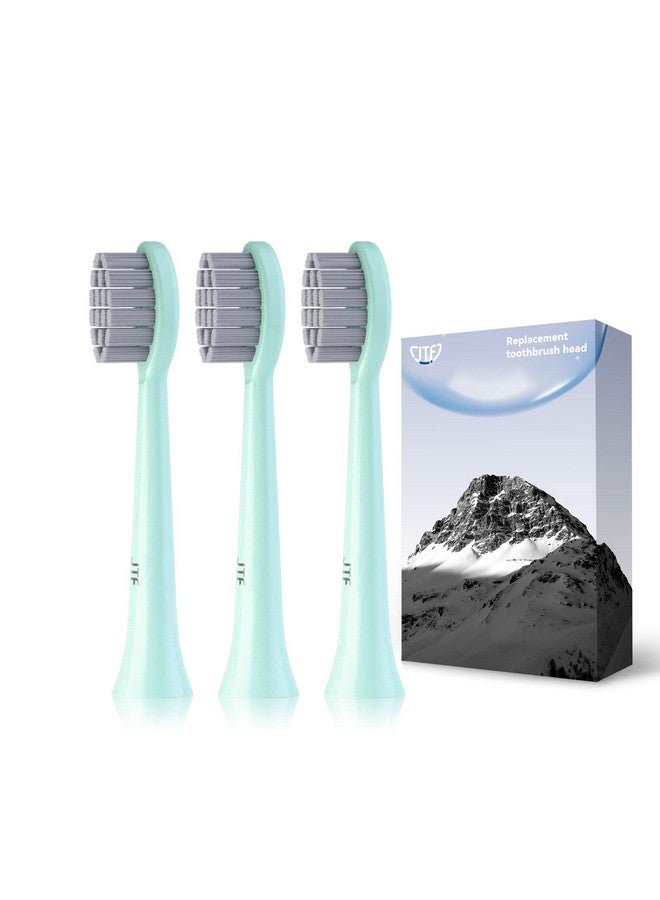 Tf Sonic Smart Toothbrush Genuine Gentle Brush Heads 3 Pack Green P200