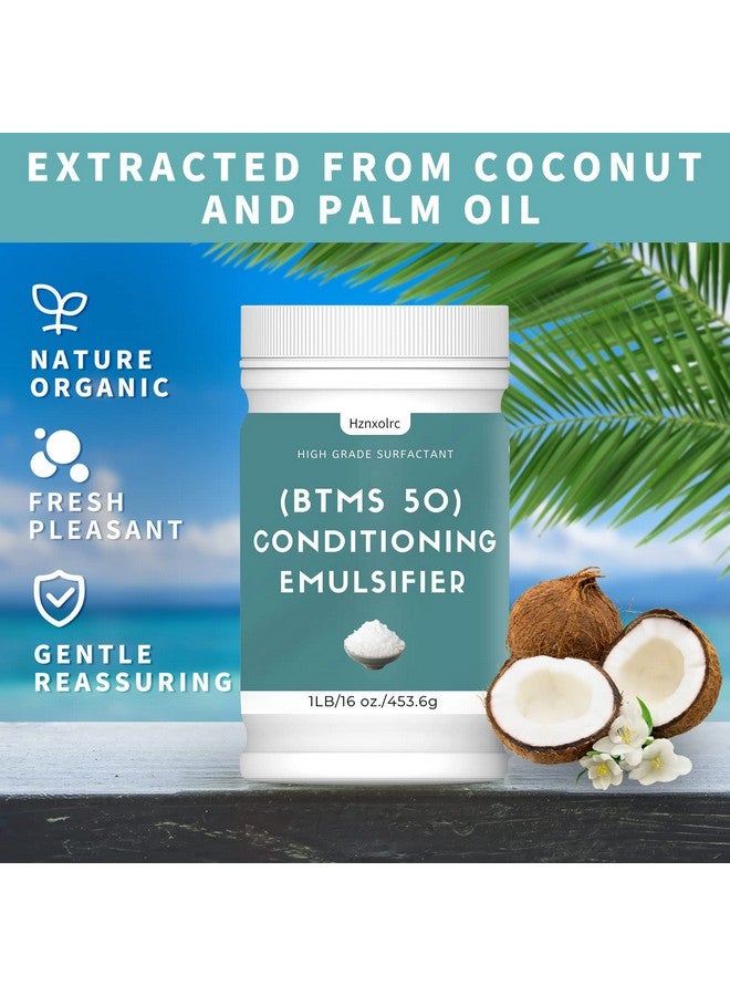 16 Oz Btms 50 Conditioning Emulsifier For Making Leavein Conditioner Premium Btms 50 Conditioning Emulsifier Granules Higher Activity Than Btms 25 Suitable For Making Lotions Shampoos And More