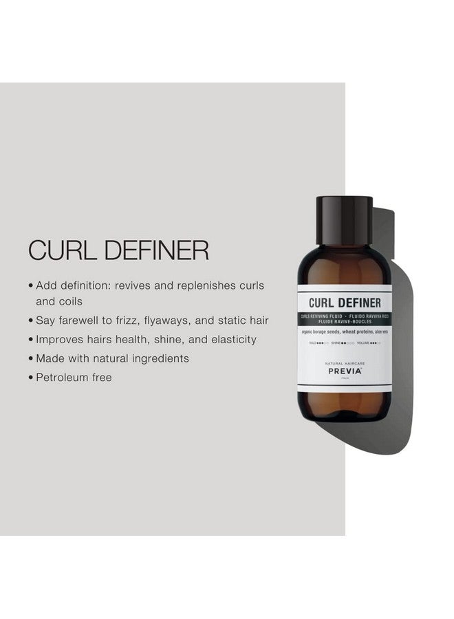 Curl Definer Hydrating Serum For Curly Hair Curl Reviving Fluid (3.38 Oz)