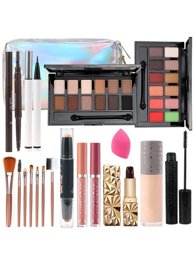 Makeup Kits Makeup Set Makeup Kit For Women Full Kit Makeup Sets For Teens Teenagers Eyeshadow Palettelip Glossfoundationmascaraeyelinercontour Stickmakeup Brushescosmetic Bag