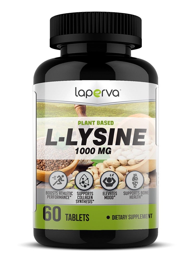 L-lysine Plant Based, Boosts Athletic Performance, 60 Tablets, 1000 Mg