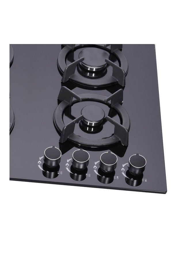 Glass Gas Hob 4 Burner SF5454GH BS Black