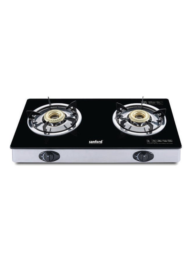 Glass Gas Stove 2 Burner SF5228GC A Black