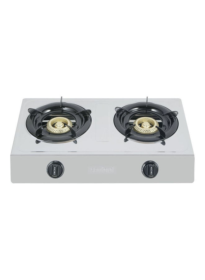 Stainless Steel Gas Stove 2 Burner SF5222GC STEEL Silver