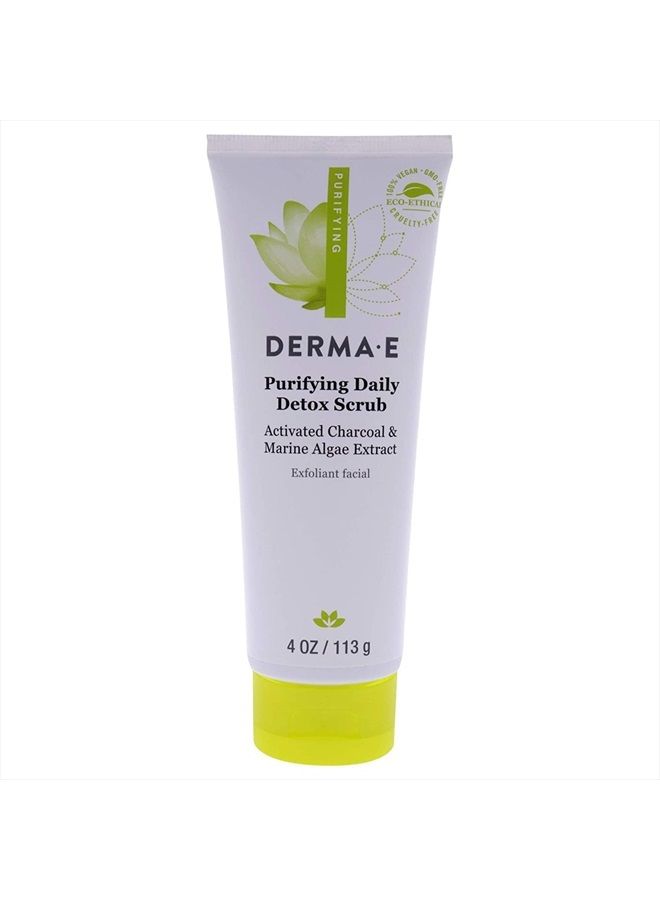 Derma E Scrub Purifying Detox, 4 oz