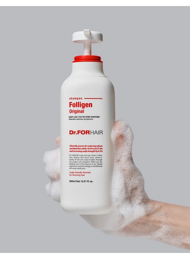 Set Of (2) Folligen Original Shampoo 500 Ml