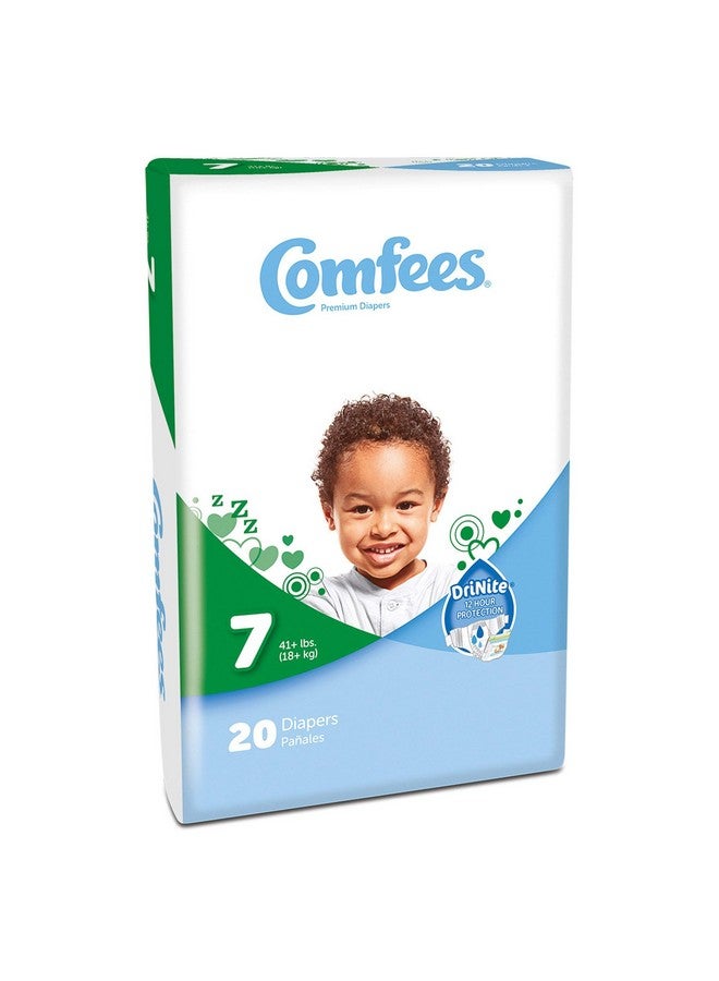 Attends Baby Diaper Comfees Tab Closure Size 7 Disposable (Cmf7 Sold Per Case)