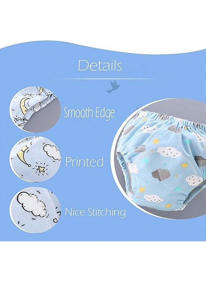 4 Pieces Training Pants Strong Absorbent Toddler Potty Training Underwear for Baby and Toddlers Unisex