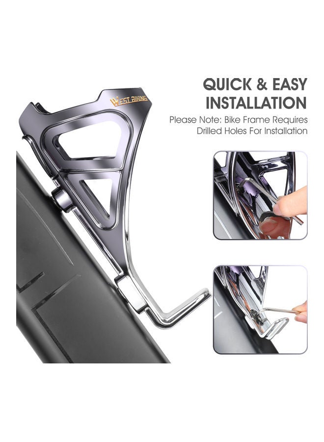 Bicycle Bottle Holder With 2-Piece Screws