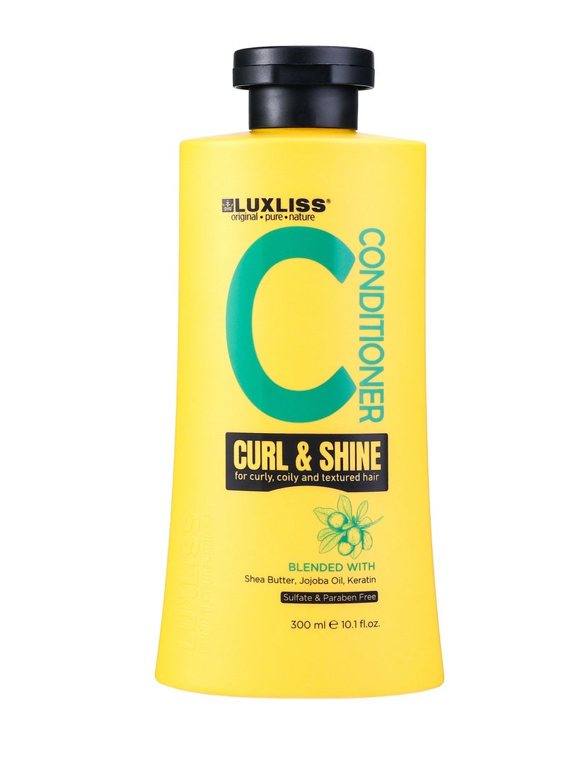 Curl & Shine For Curly, Oily And Textured Hair Conditioner 300ML