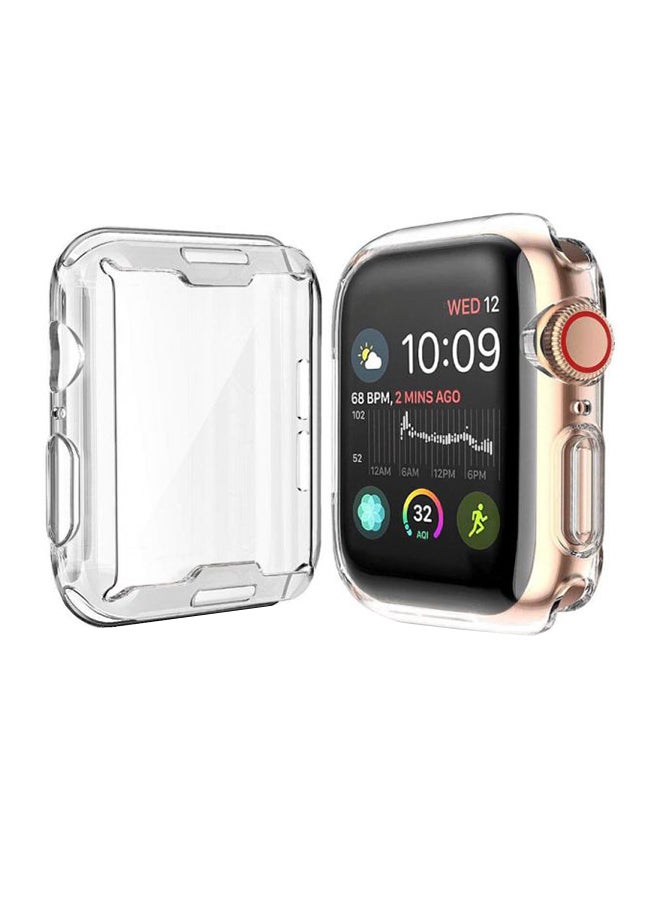 Pack Of 2 Screen Protector Case For Apple iWatch Series 4/5 Clear