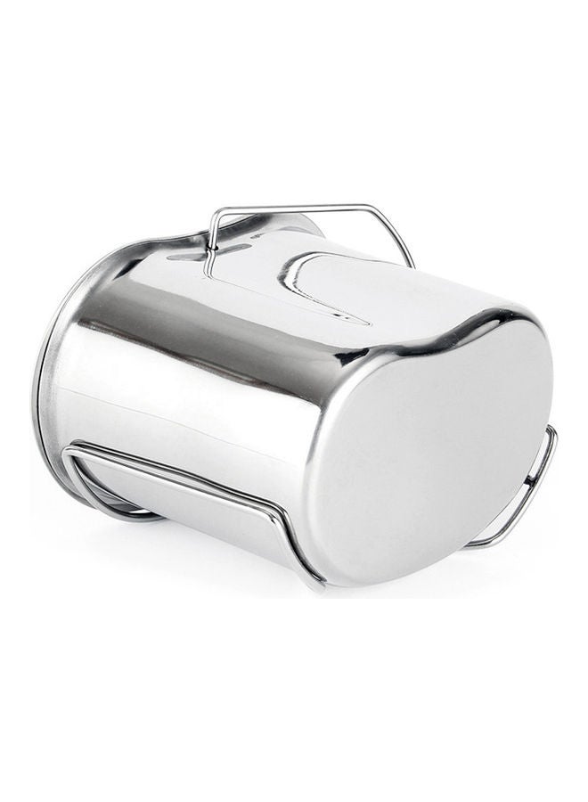 Stainless Steel Canteen Cup 5.3x3.5x3.9inch