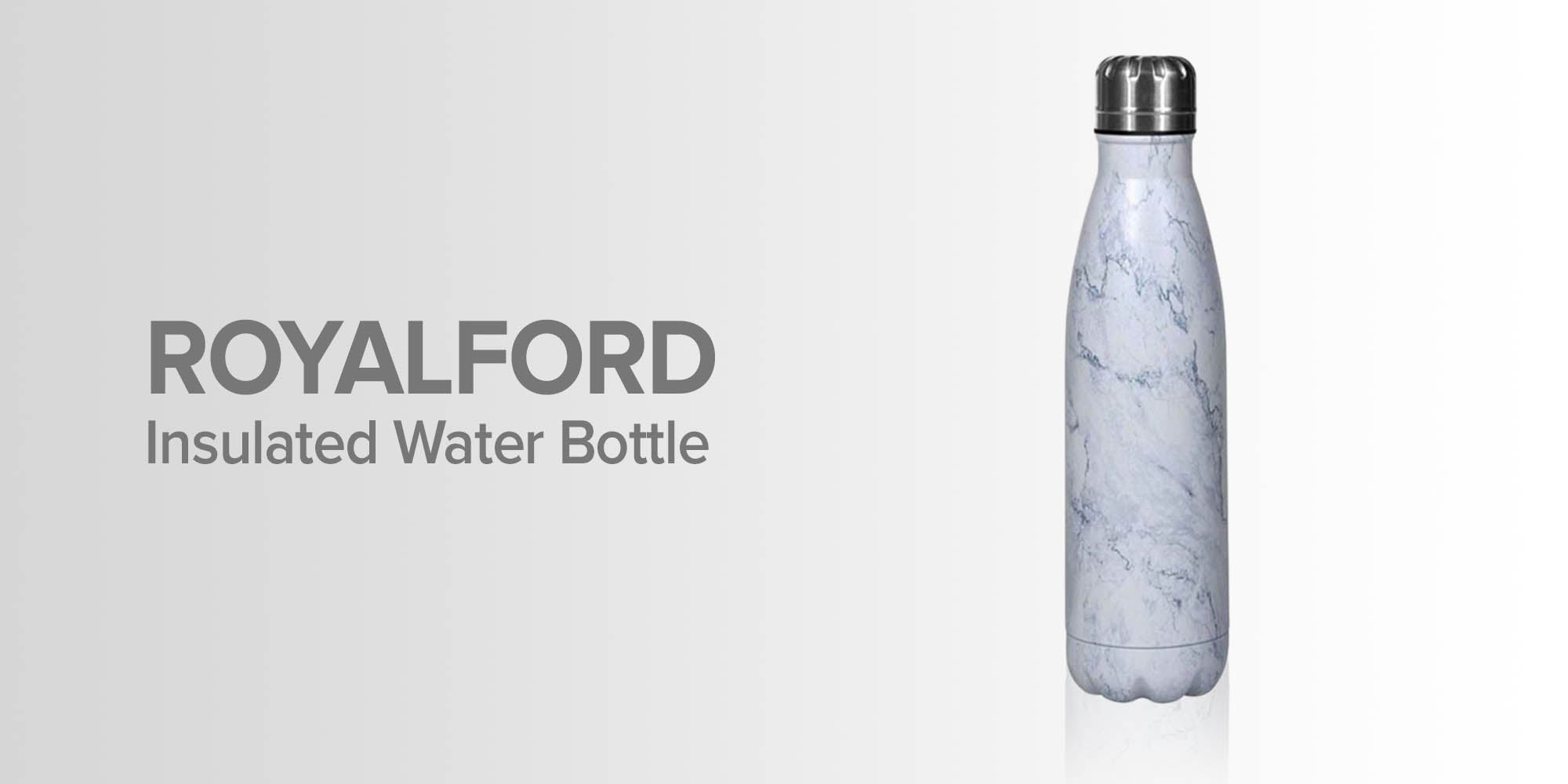Insulated Water Bottle White 500ml