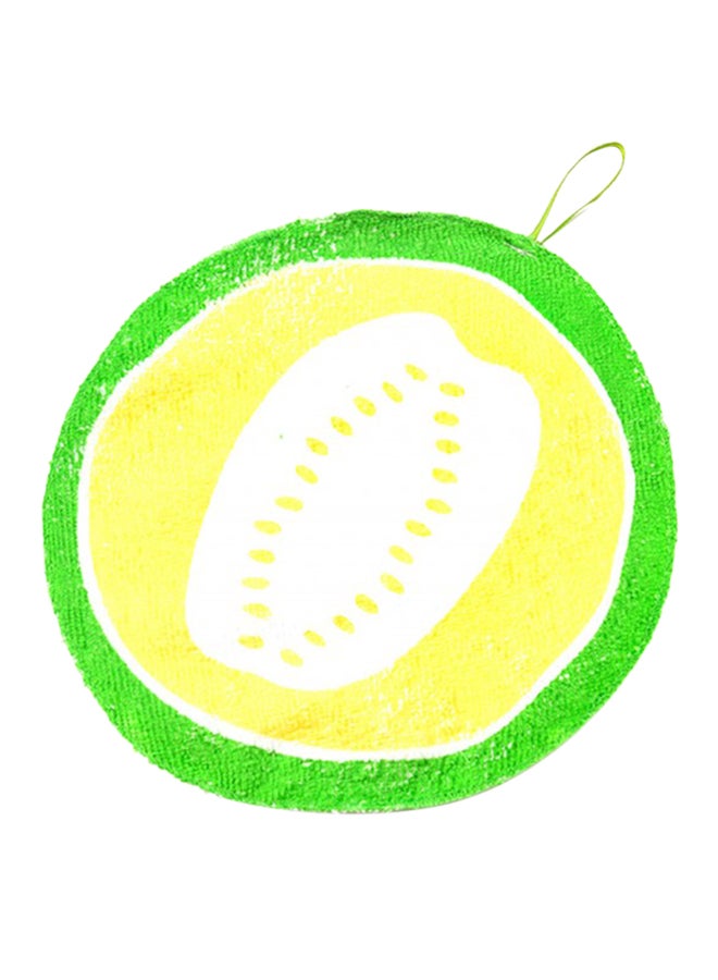 Fruit Pattern Handkerchief Yellow 20x20cm