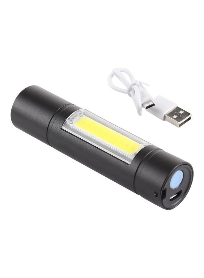 A1 USB Charging Waterproof Fixed Focus Flashlight With 3-Modes And Storage Box